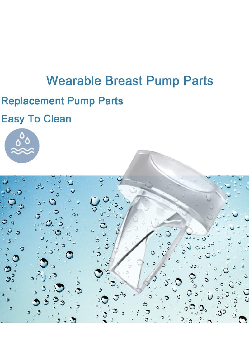 6Pcs Replacement Duckbill Valves, Compatible with TSRETE, CPPSLEE, Momcozy S9/S12 Wearable Breast Pump. Breast Pump Accessories Replacement Parts - Image 3