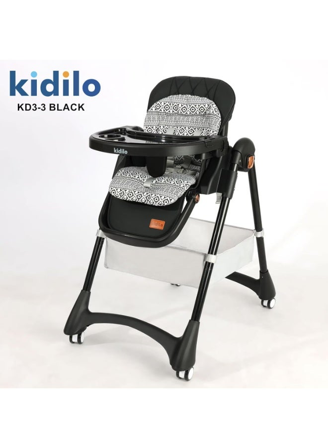 كيديليو كرسي طعام أطفال مريح وآمن متعدد الاستخدامات - Image 4