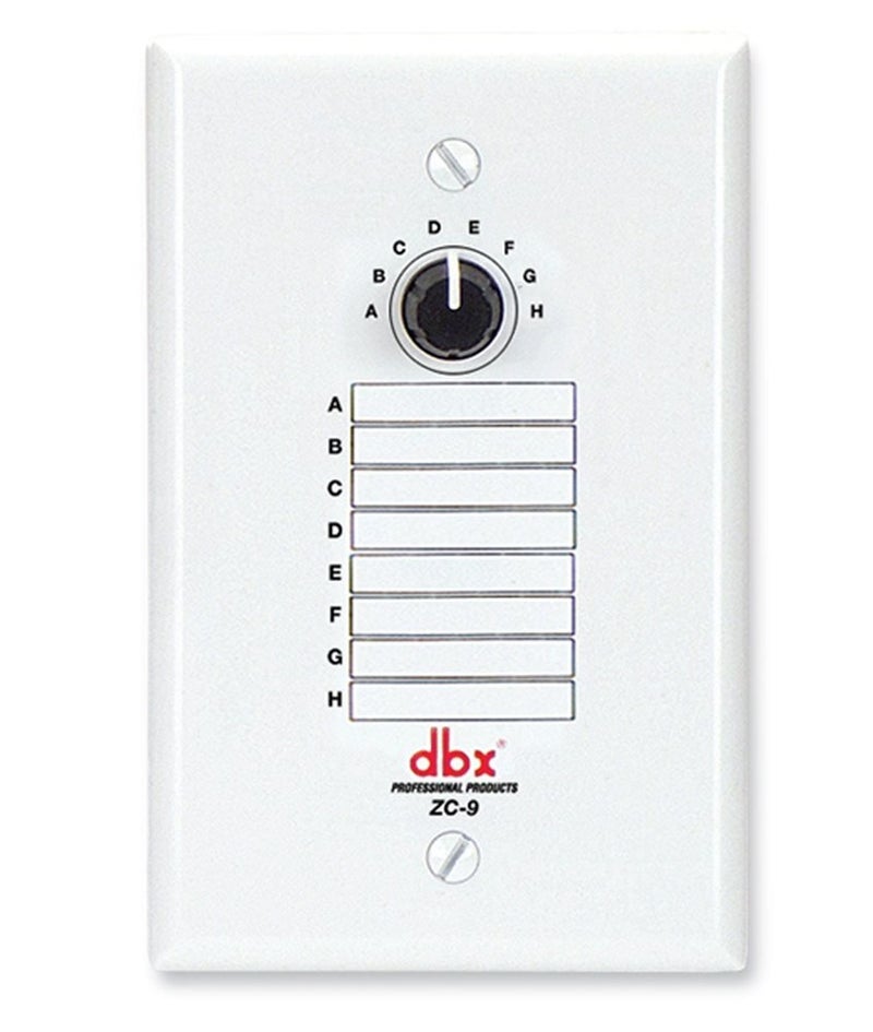 dbx ZC-9 Wall-Mounted Zone Controller - Image 3