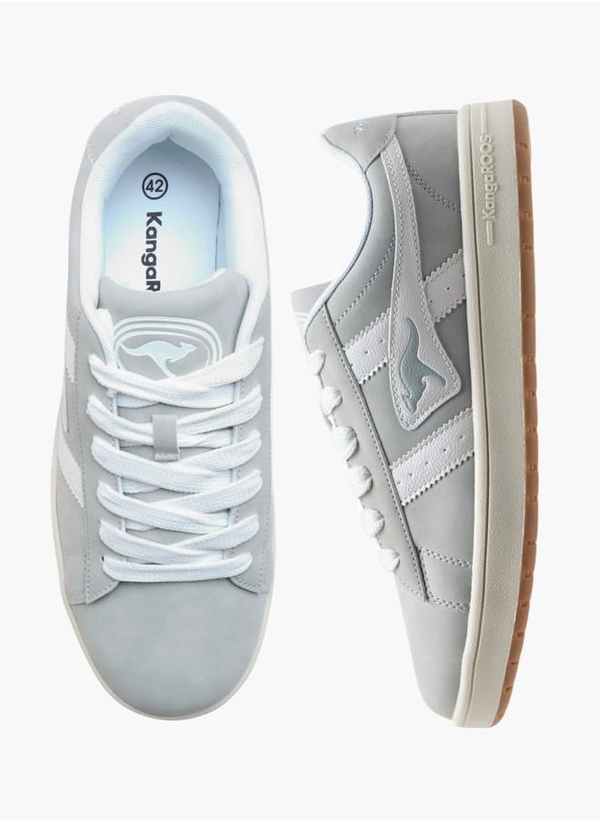 kangaROOS Men's Logo Detail Sneakers With Lace-Up Closure  - Image 1