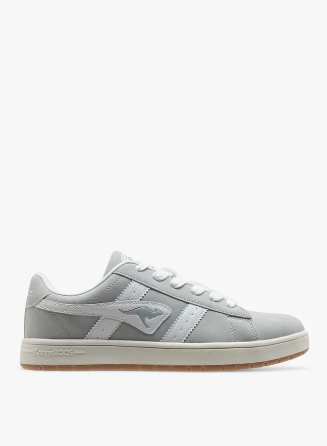 kangaROOS Men's Logo Detail Sneakers With Lace-Up Closure