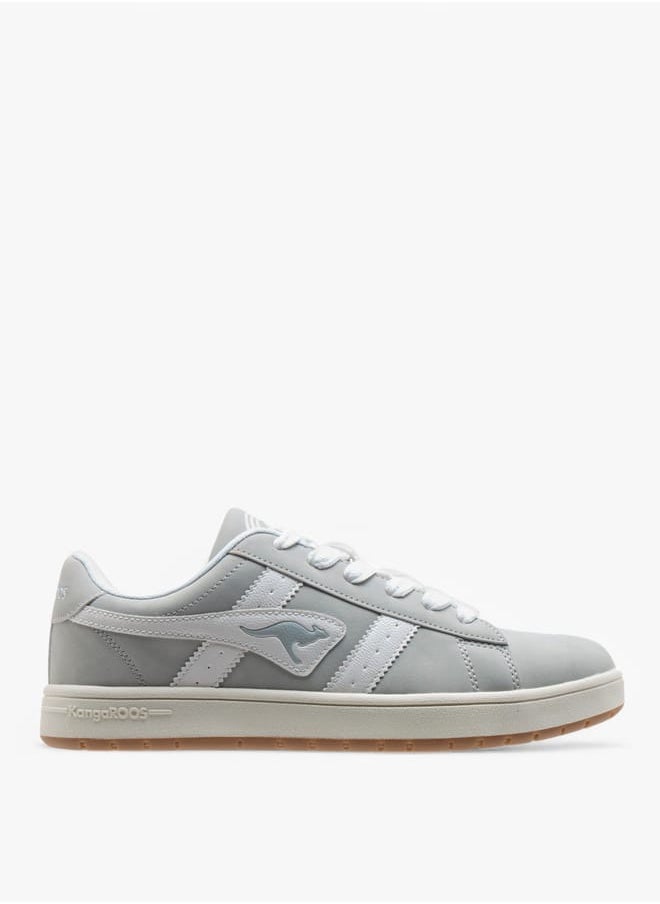 kangaROOS Men's Logo Detail Sneakers With Lace-Up Closure  - Image 3