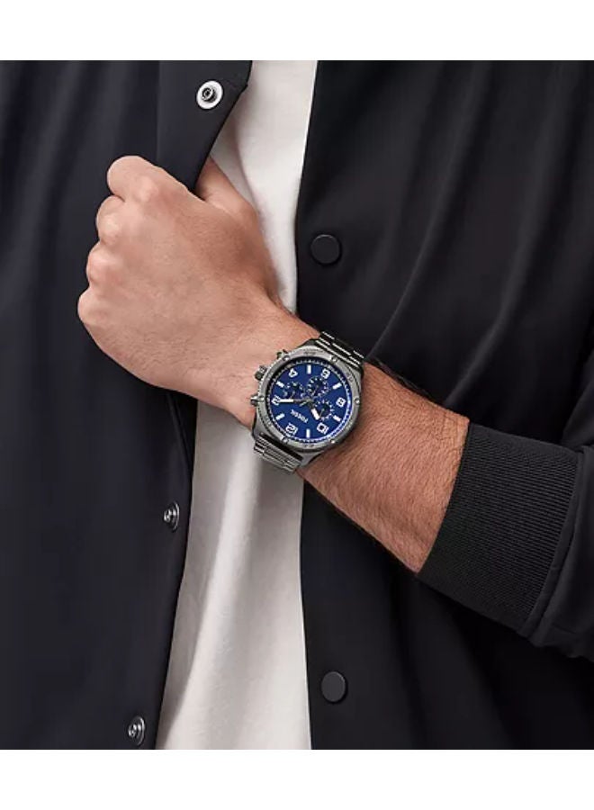 FOSSIL Men Stainless Steel Chronograph Wrist Watch BQ2798 - Image 2