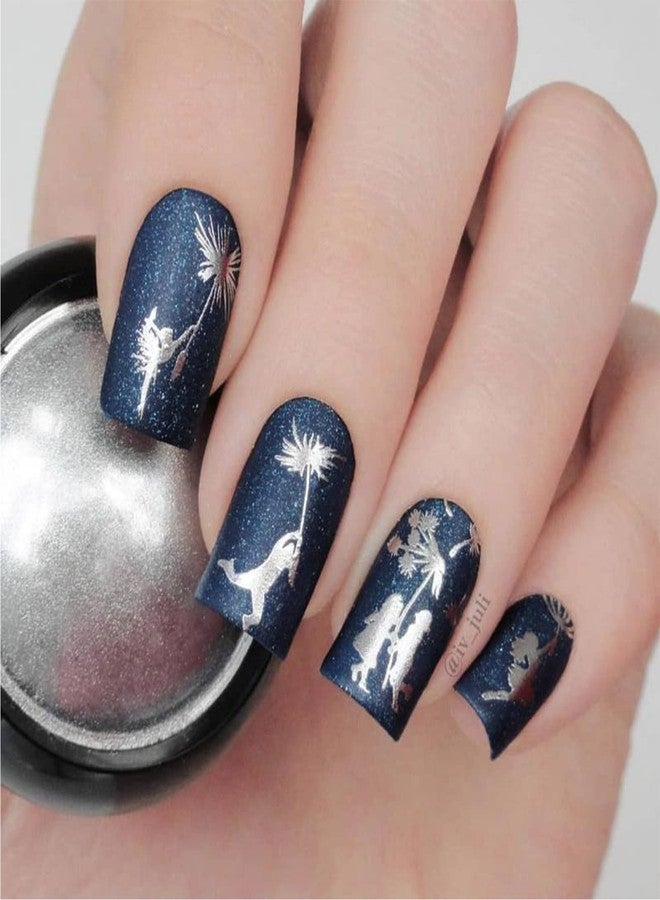 IHEOJAOC 2 Boxes Nail Chrome Powder- Golden Silver for Nails Glitters Mirror Laser Neon Powder Aurora Powder Decoration with Eyeshadow Sticks - Image 3