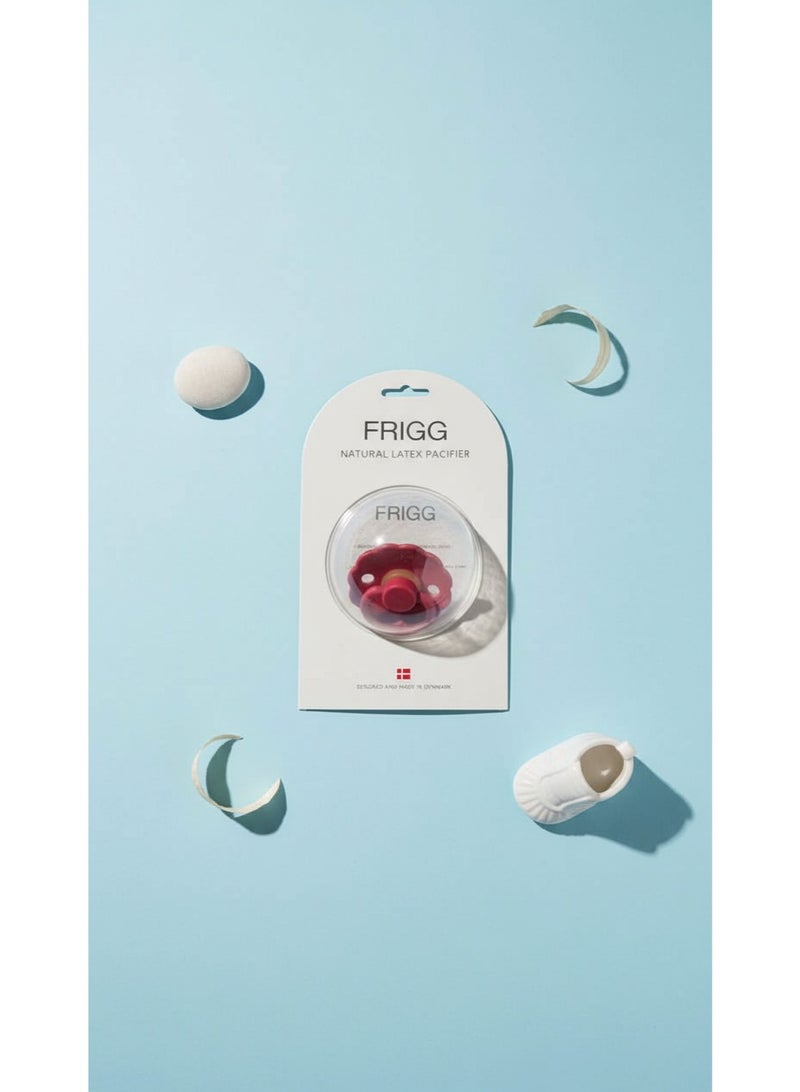 FRIGG Natural Latex Baby Pacifier | Size 1 (0–6 Months) | BPA-Free, Orthodontic Soother | Designed & Made in Denmark - Image 5