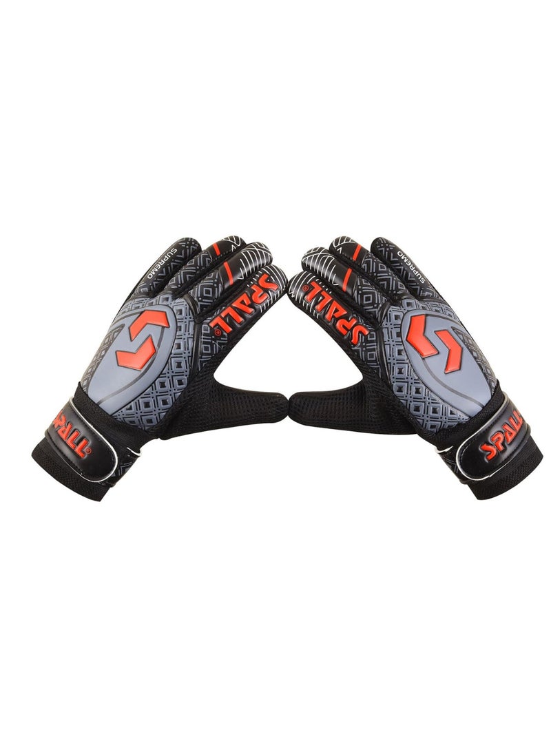 سبال قفازات حارس المرمى قبضة قوية مع حماية مزدوجة للمعصم والعمود الفقري للإصبع تمنع الإصابات من أجل أقوى عمليات الإنقاذ قفازات تدريب حارس المرمى للشباب والكبار - Image 3