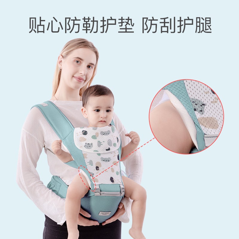 Baby Carrier with Waist Stool, Front Carry, Lightweight - Image 3