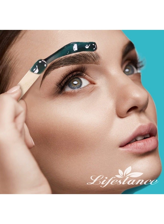 Lifestance 1 رطل من حبيبات الشمع الصلب، شمع البكيني البرازيلي مع 10 أدوات تطبيق، إزالة الشعر للوجه، الجسم، الساقين، حبيبات لؤلؤية لدفايات الشمع - Image 5