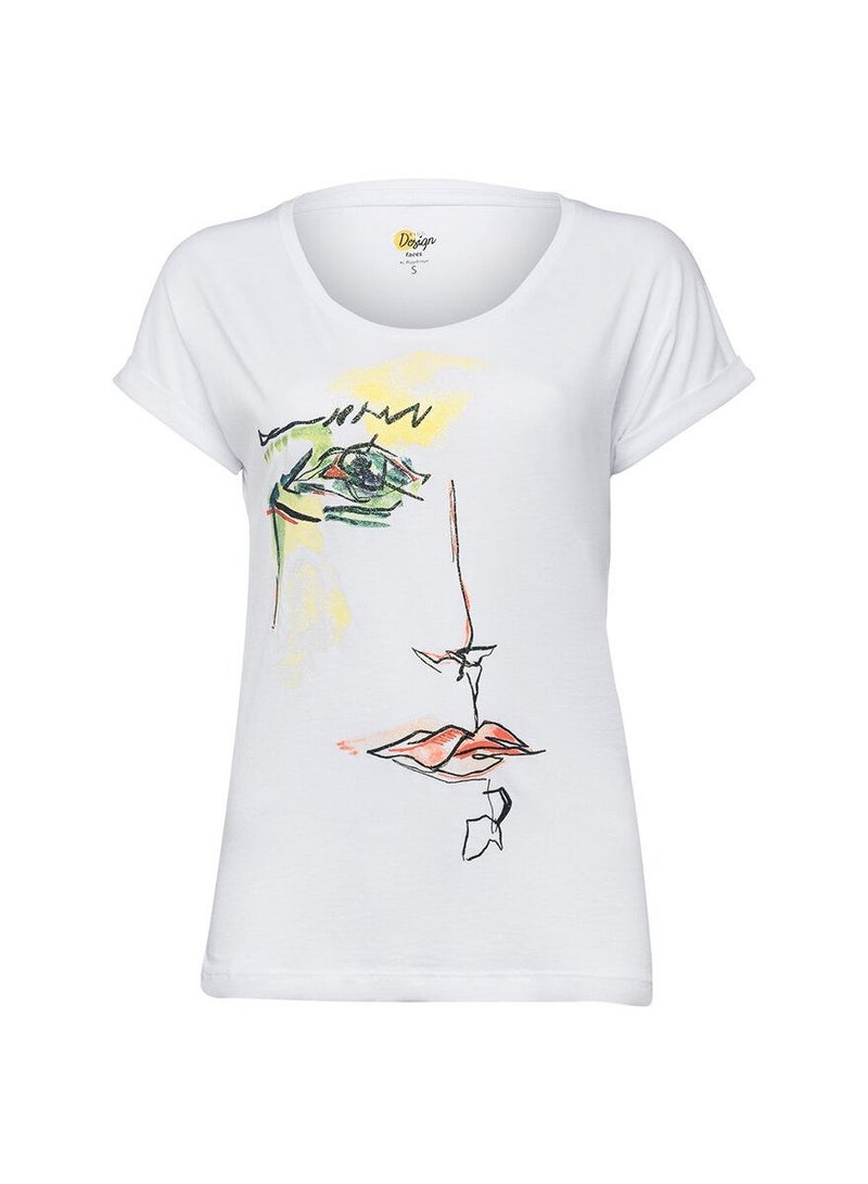 بيج ديزاين تي شيرت قطن بتصميم مخصص - Image 1