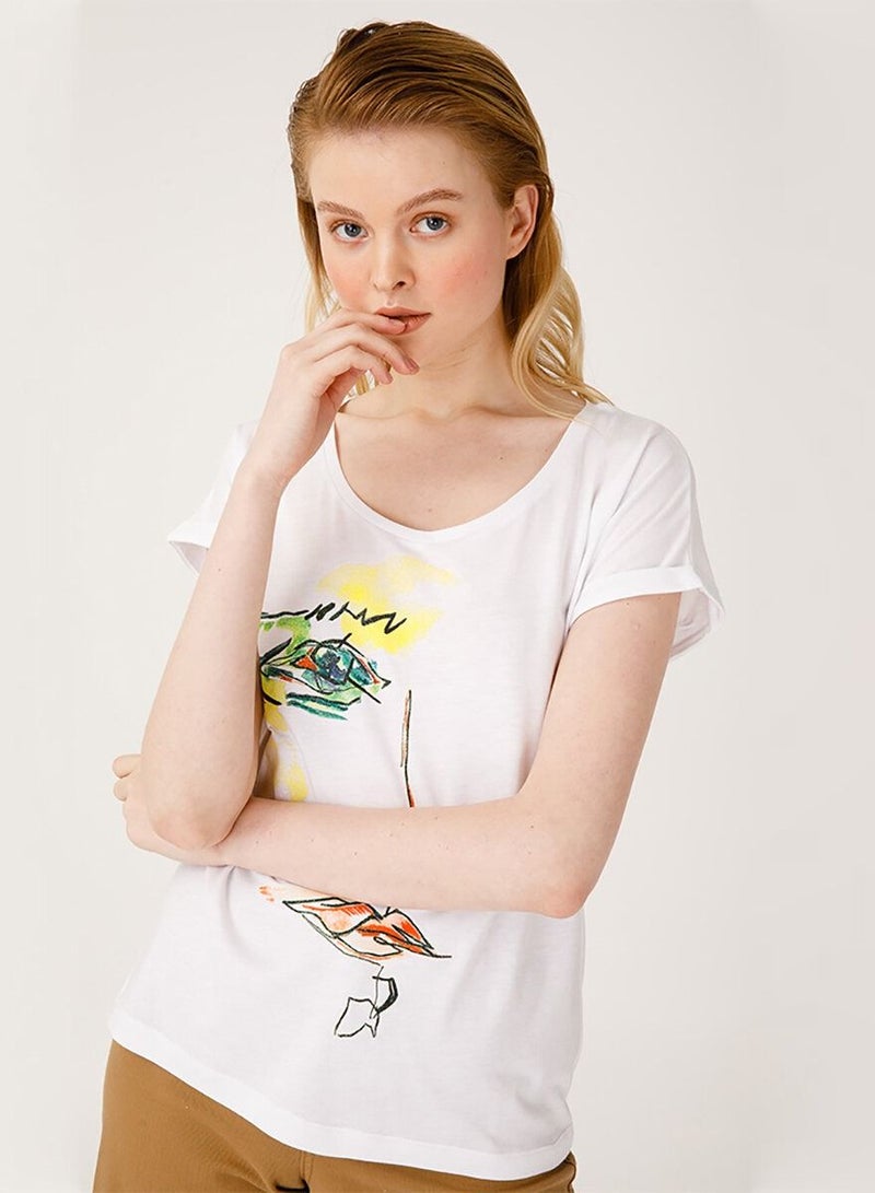 بيج ديزاين تي شيرت قطن بتصميم مخصص - Image 4