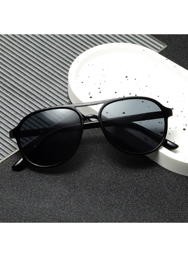 Anna Fashionable Double Beam UV Protection Pilot Sunglasses - Image 3