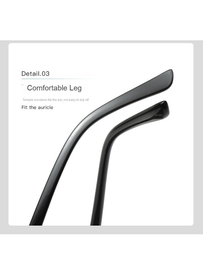 Anna Fashionable Double Beam UV Protection Pilot Sunglasses - Image 4