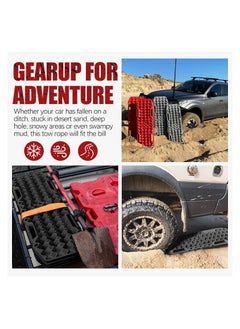 Generic Off-Road Board, Anti Sinking Plate Traction Boards with Jack Base, 1 Pair Recovery Tracks 4X4 car Truck Tire Traction Mat with Bag -Sand, Mud, Snow Ladder Ramps (Black)  - Image 2