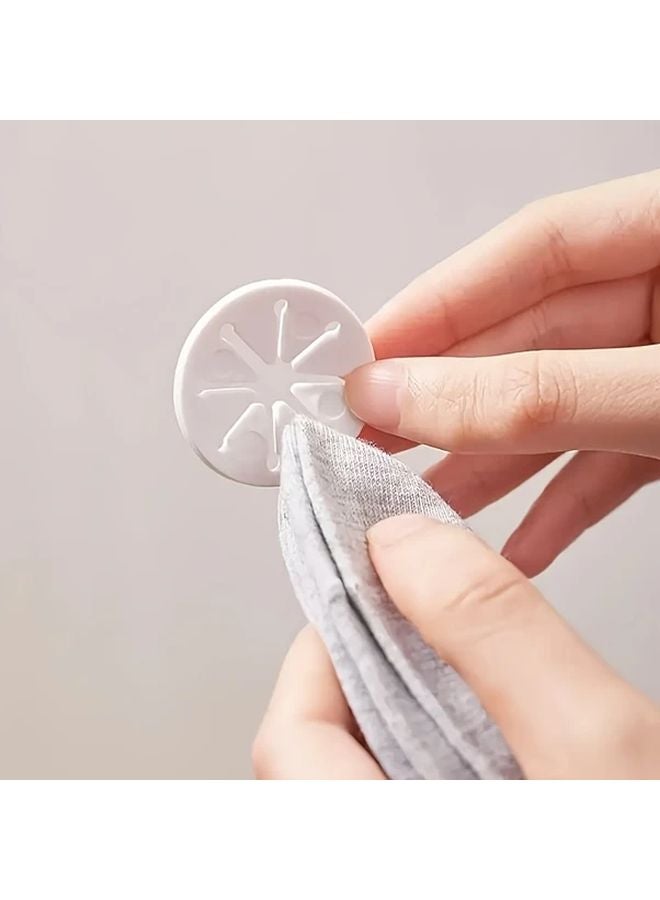 7pcs Plastic Sock Holder Rings Laundry Organizer Clips for Men Women - Image 2