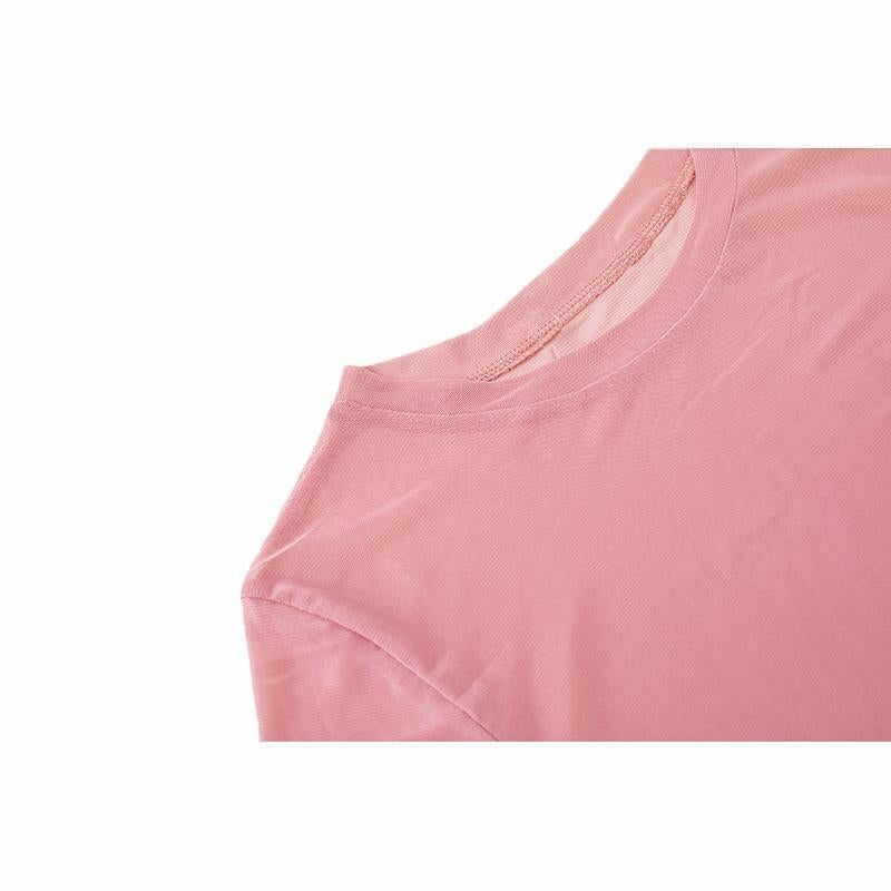 Thin Long-Sleeved Sun-Protective Shirt Women'S 2025 Ins Hyun-Style Mesh Base-Layer Shirt Women'S Ice Silk Inner T-Shirt - Image 5