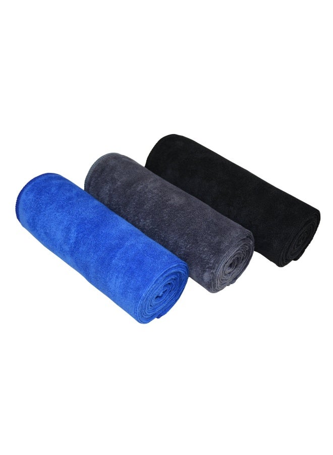 MAYOUTH Gym Towels For Men And Women Microfiber Sports Towel Set Fast Drying And Absorbent Workout Sweat Towels For Fitness Yoga Golf Camping 3 Pack Gift Present  - Image 1