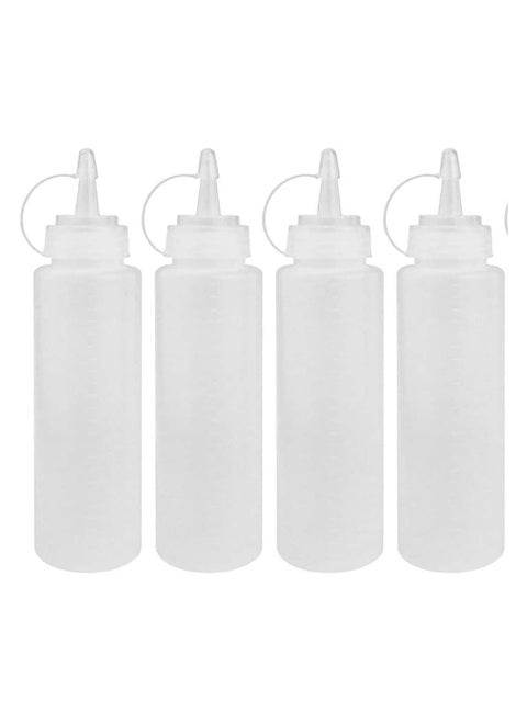 Squeeze Bottles with Caps 5 Pack