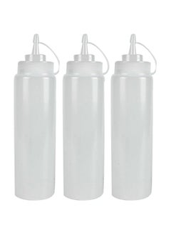 Generic Squeeze Bottles with Caps 5 Pack  - Image 3