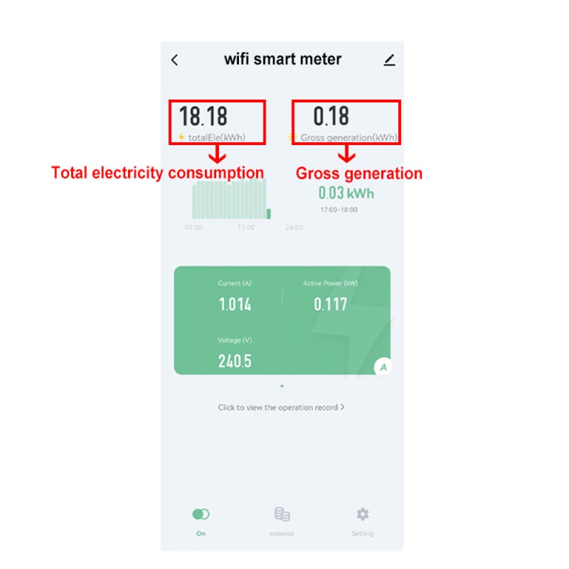 عداد الكهرباء الذكي اللاسلكي أحادي الطور ZigBee من تويا للقياس ثنائي الاتجاه لاستهلاك الطاقة الشمسية مع كشف الجهد والتيار والطاقة، والتحكم عبر تطبيق الهاتف المحمول، ودعم التوقيت - Image 5