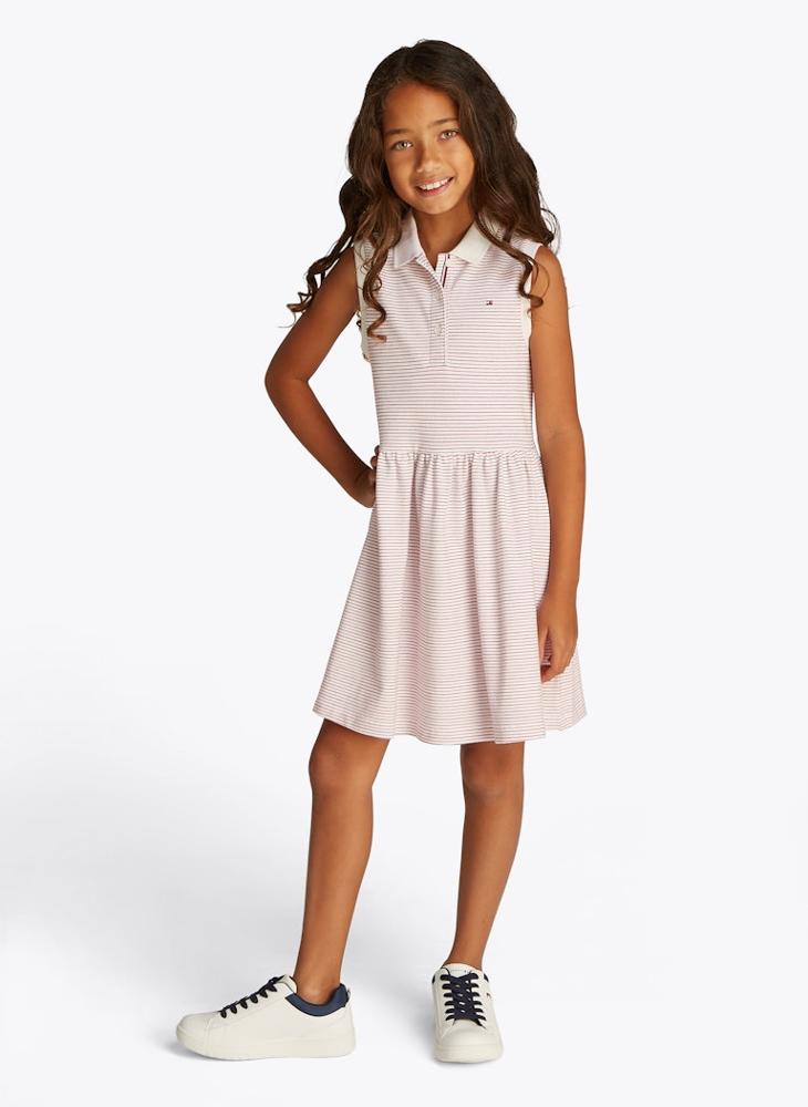 TOMMY HILFIGER - Kids Polo Sleeveless Dress - Image 1