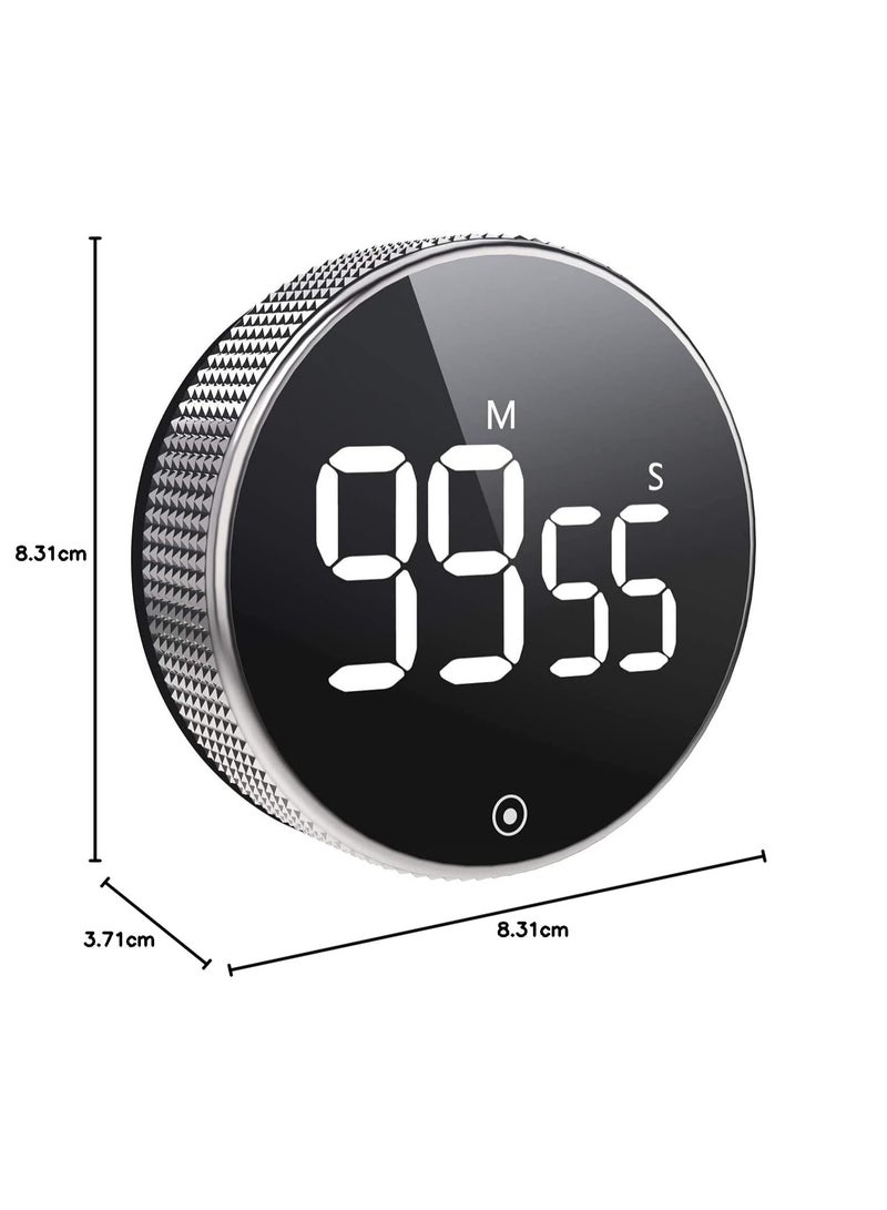 NXT Digital Kitchen Timer, Large Magnetic LED Countdown Timer with Constant Light Function for classrooms, 3-Level Volume, Quiet Egg Timer for Children and The Elderly - Image 3