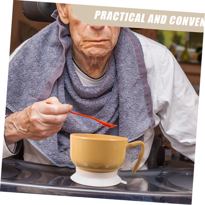 Non Slip Suction Base Elderly Feeding Utensil Set For Disabled Seniors Independence Dining - Image 4