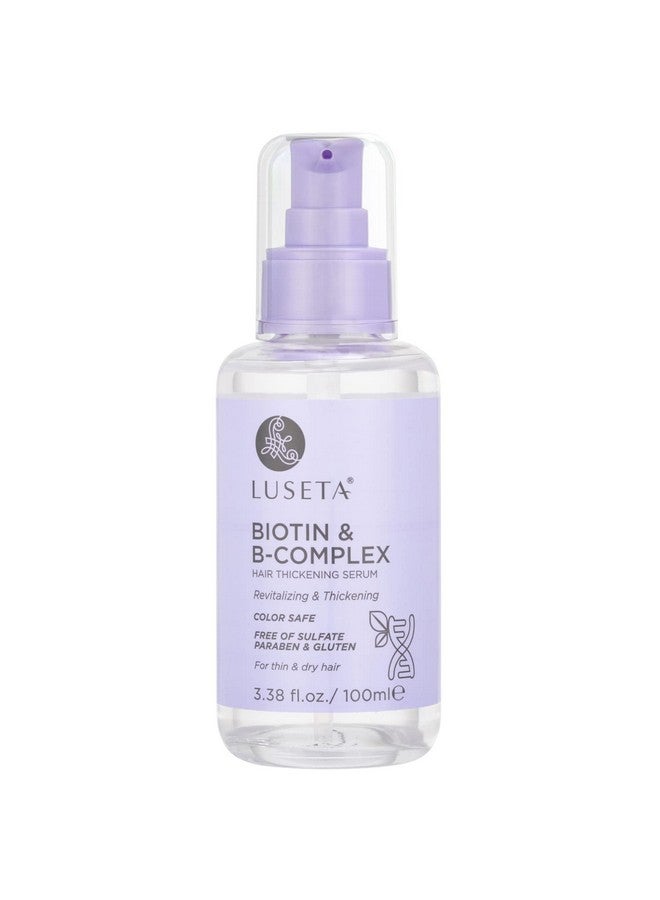 لوسيتا زيت شعر لوسيتا بيوتين ب-كومبلكس، لتكثيف وتقوية الشعر الخفيف والجاف، يعزز نمو الشعر، 3.38 أونصة - Image 1