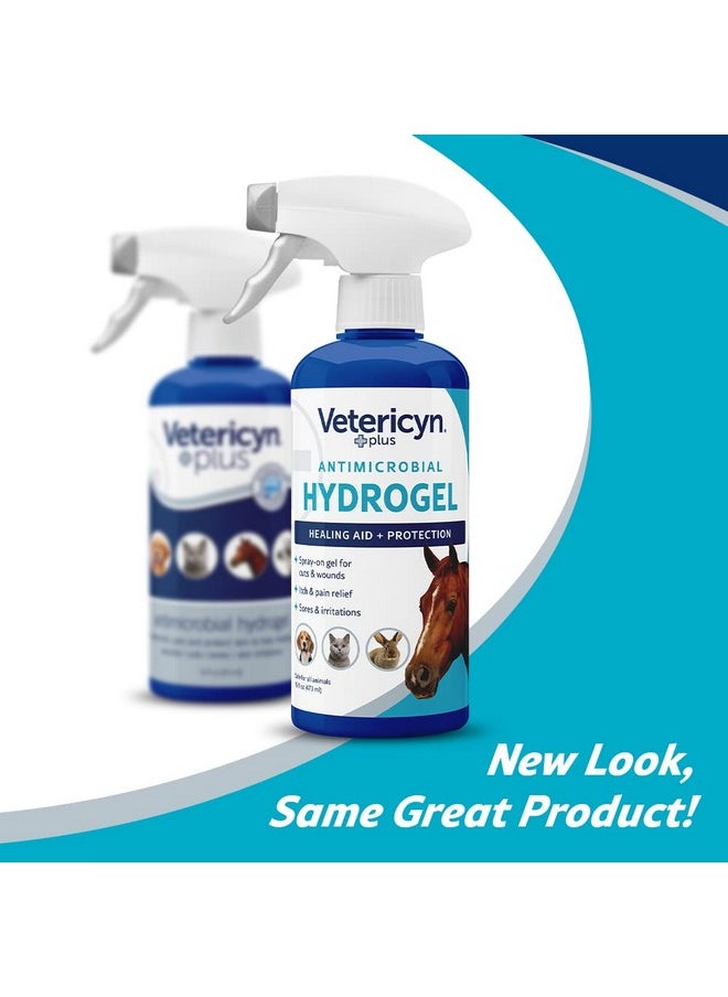 Vetericyn Plus All Animal Wound Care Hydrogel Spray | Healing Aid And Wound Protectant, Sprayable Gel To Relieve Dog, Cat, Horse Itchy Skin, Safe For All Animals. 16 Ounces  - Image 2