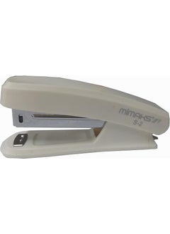 Mimaks Staple Machine White S-3 Stapler No:10 1 Piece Small Staple Machine 10-15 Pages School Office Student Office  - Image 1