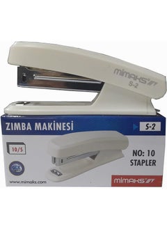Mimaks Staple Machine White S-3 Stapler No:10 1 Piece Small Staple Machine 10-15 Pages School Office Student Office  - Image 2
