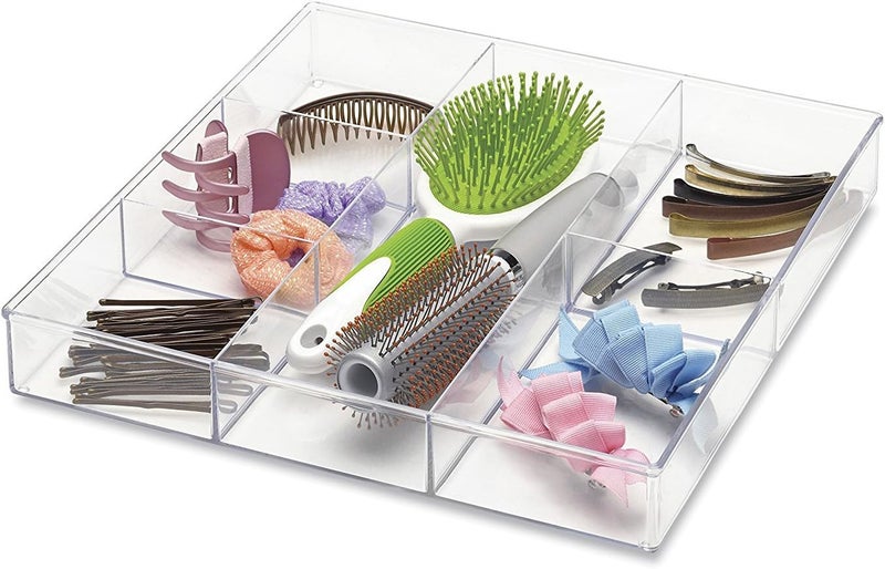 Whitmor 6-Section Clear Drawer Organizer - Image 2
