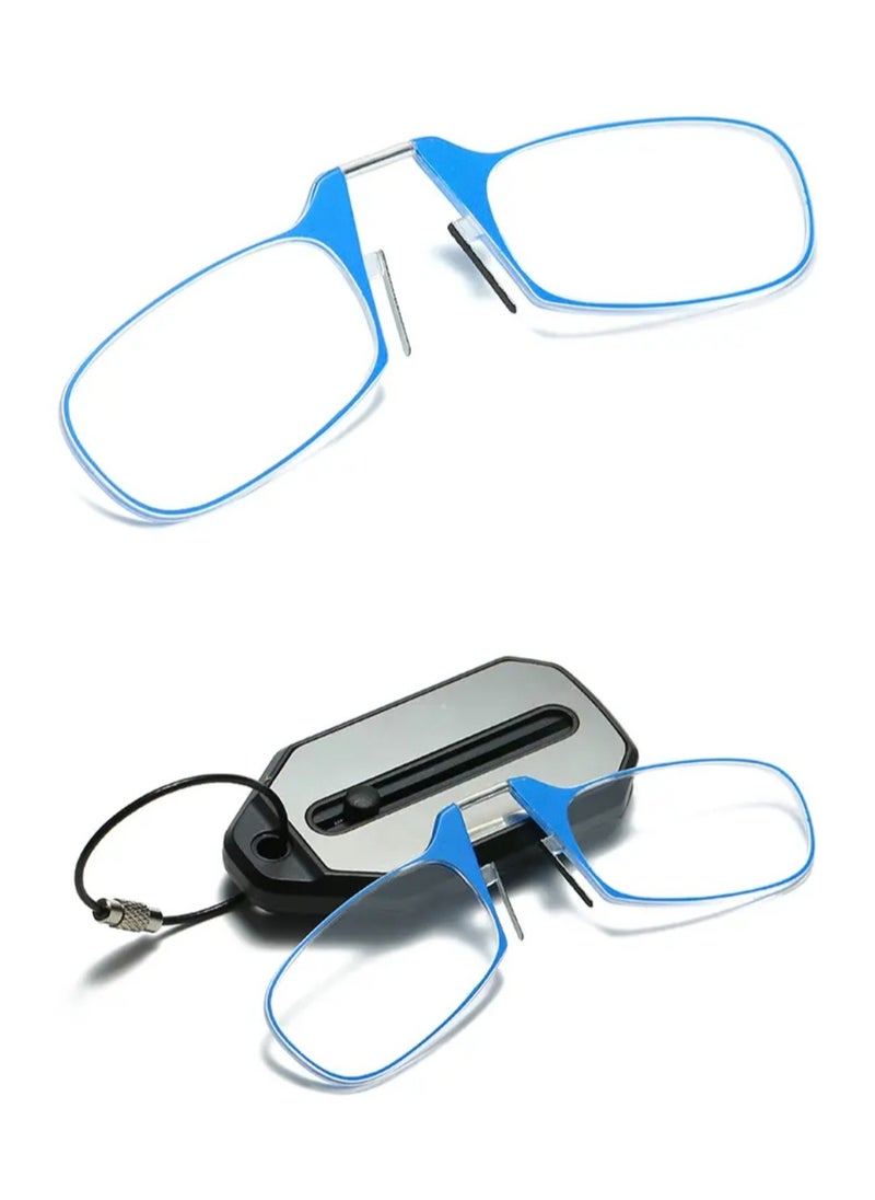 Generic - Ready-made Reading Glasses Lightweight Easy to Carry Armless Keychain - Image 1
