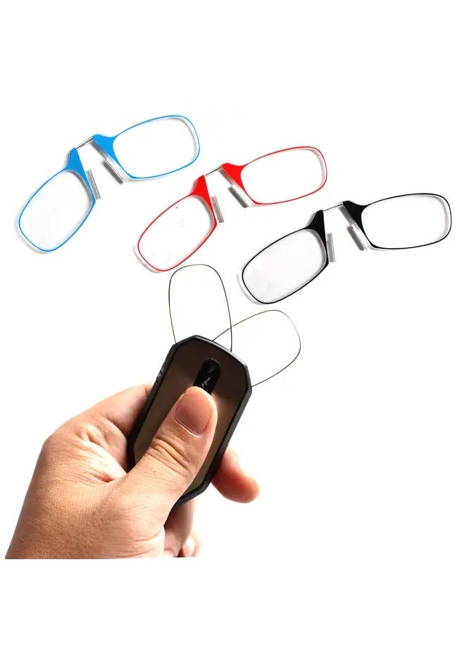 Generic - Ready-made Reading Glasses Lightweight Easy to Carry Armless Keychain - Image 1