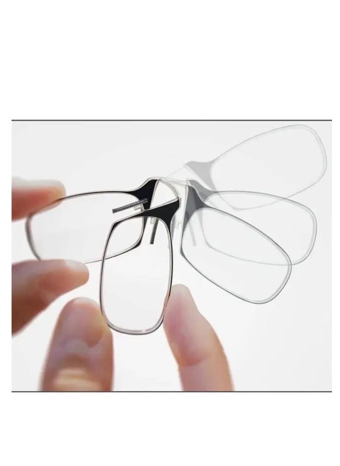 Generic - Ready-made Reading Glasses Lightweight Easy to Carry Armless Keychain - Image 1
