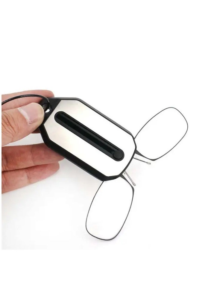 Generic - Ready-made Reading Glasses Lightweight Easy to Carry Armless Keychain - Image 1