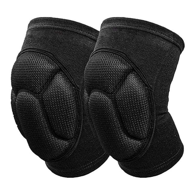 Aakaritr Extra Thick Protective Knee Pads for Men Women, Anti-Slip Collision Avoidance Kneepads with Thick Foam, Knee Pain Pads Safety Guard for Running, Dancing, Gym - 1 Pair - Image 1