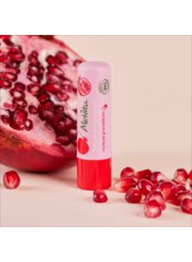 Melvita Pomegranate Smoothing Lip Balm 3,5g - Image 3
