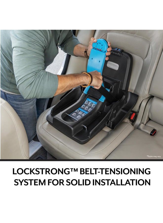 evenflo Gold Shyft DualRide Infant Car Seat and Stroller Combo w/Carryall Storage (Moonstone Gray) - Image 5