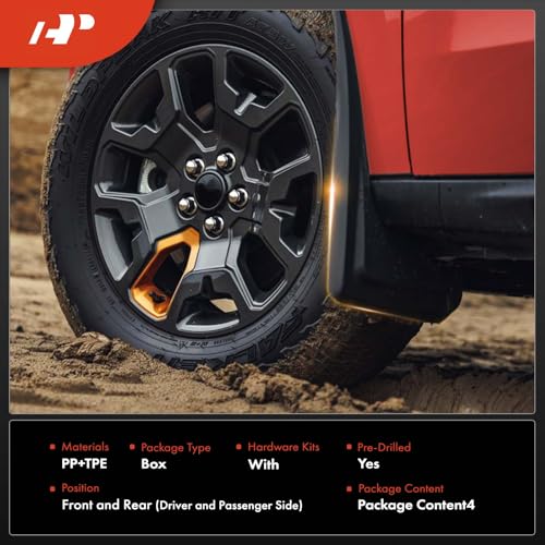 A-Premium أ-بريميوم 4 قطع واقيات الطين واقيات الرش متوافقة مع ميني كوبر 2022 قابلة للتحويل/هاتشباك أمامية وخلفية - Image 5