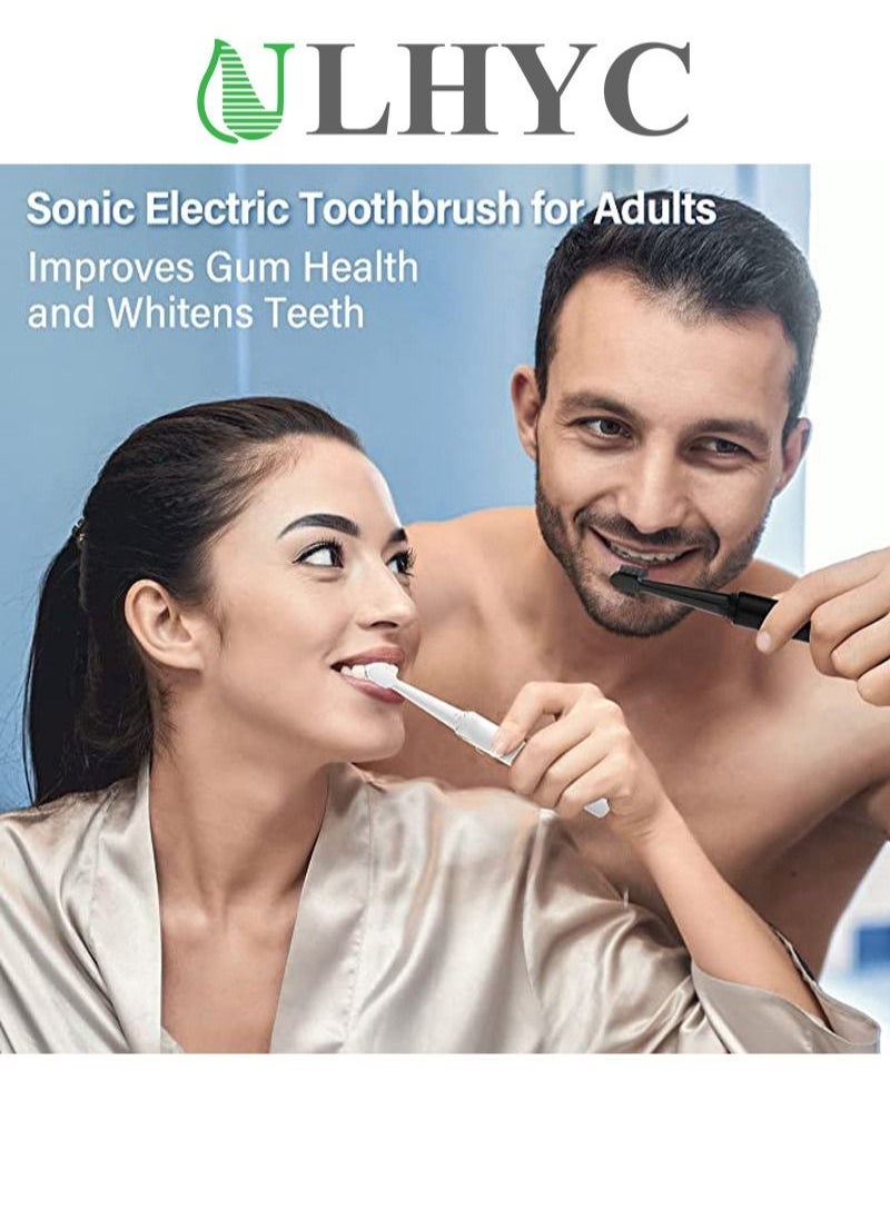 ULHYC - 4 Brush Head Sonic Electric Toothbrush 5 Modes USB Charging Smart Timing Teeth Cleaning Waterproof Couple Toothbrush - Image 1