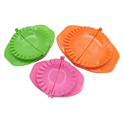Zoie + Chloe Set of 3 Dough Press - Plastic Pastry Shaper & Empanada Maker Press With Crimped Crust Edges - Kitchen Tools For Making Dumplings, Hand Pie, Ravioli, Pierogi, Turnover - 4”, 5”, 6” - Image 1