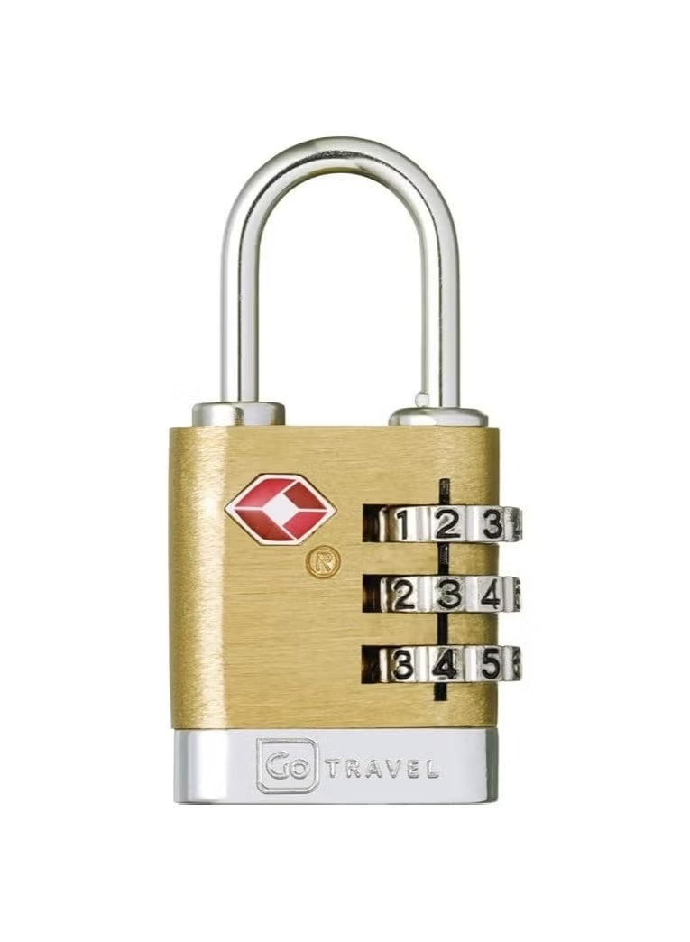 My Choice TSA Brass Combination Padlock