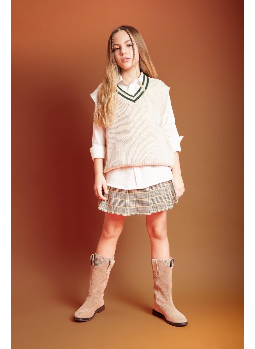 DeFacto - Girl Gabardine Regular Fit Skirt - Image 1
