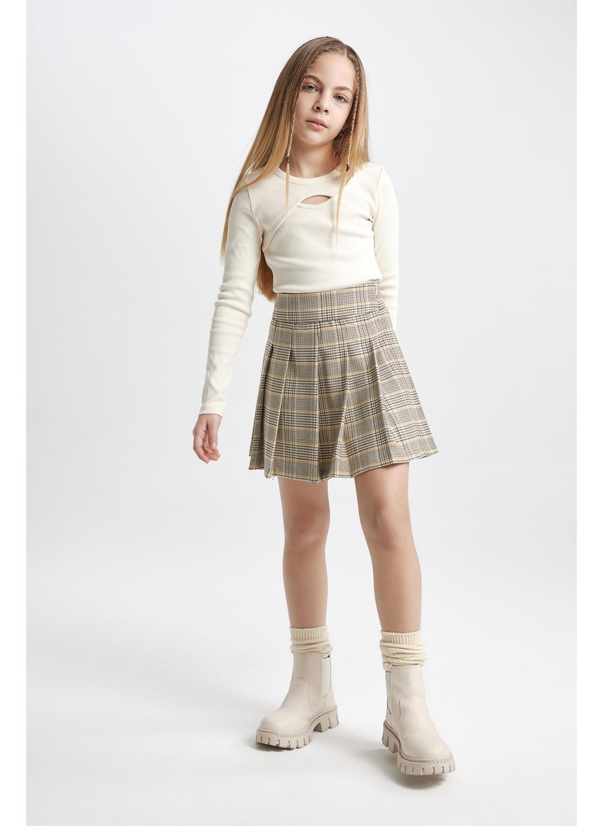 DeFacto - Girl Gabardine Regular Fit Skirt - Image 1