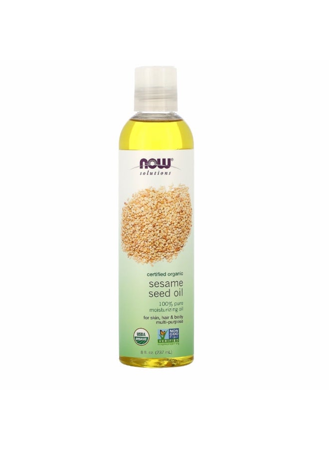 NOW Organic Sesame Seed Oil - 300ml