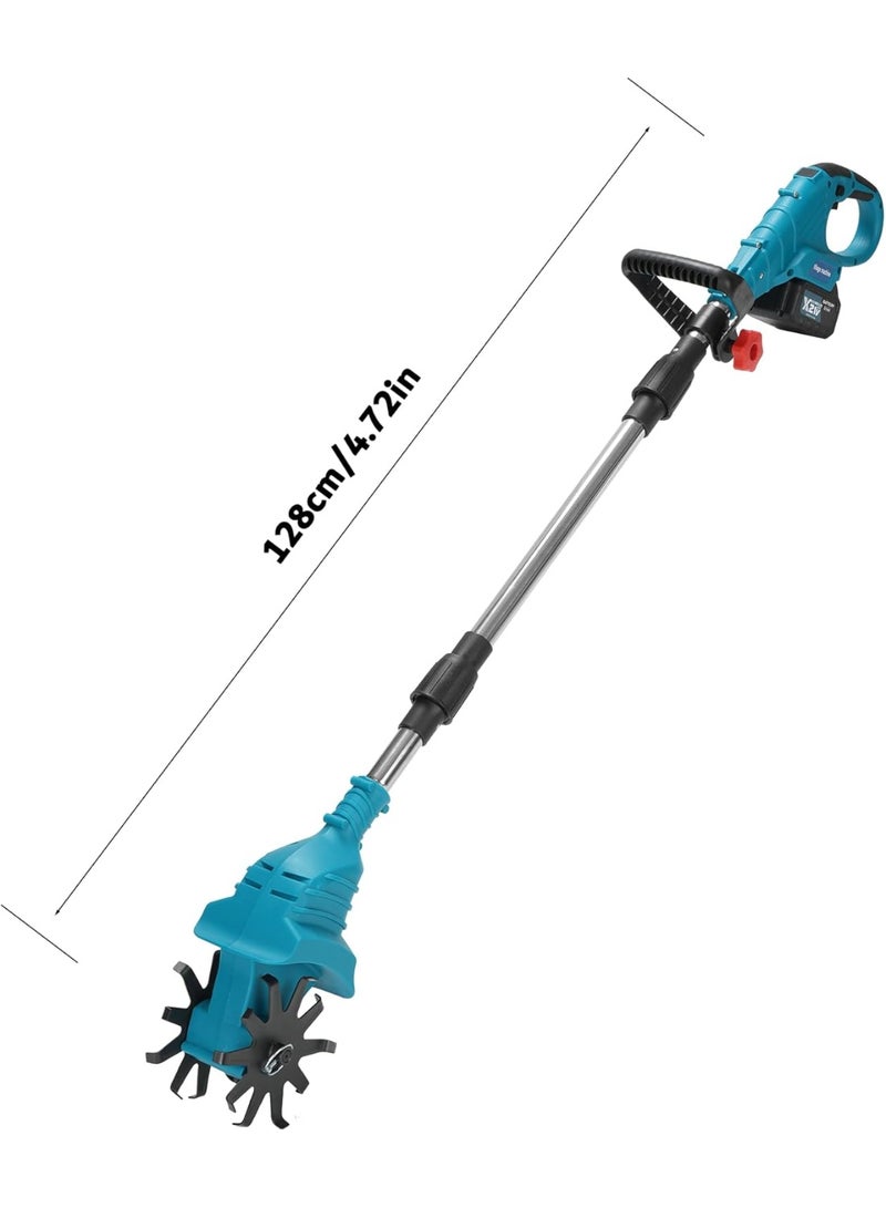 GearZone 21v Cordless Tiller, 4.0 Ah Battery Powered Garden Cultivator Portable with Steel Tines, Rototiller for Lawn/Gardening/Soil Cultivation - Image 2