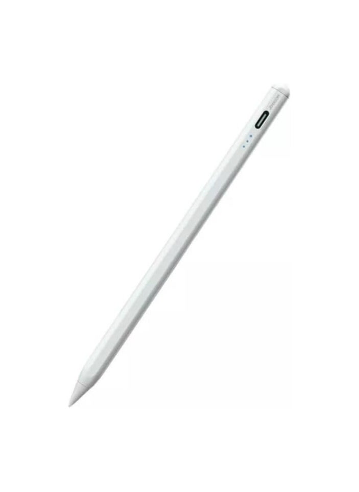 ماركة غير محددة - جويروم JR-X12 قلم لمس حساس للهواتف المحمولة والتابلت أبيض بولسي - JR-X12 ،متوافق مع هواتف ابل وسامسونج والتابلت وايباد - Image 1