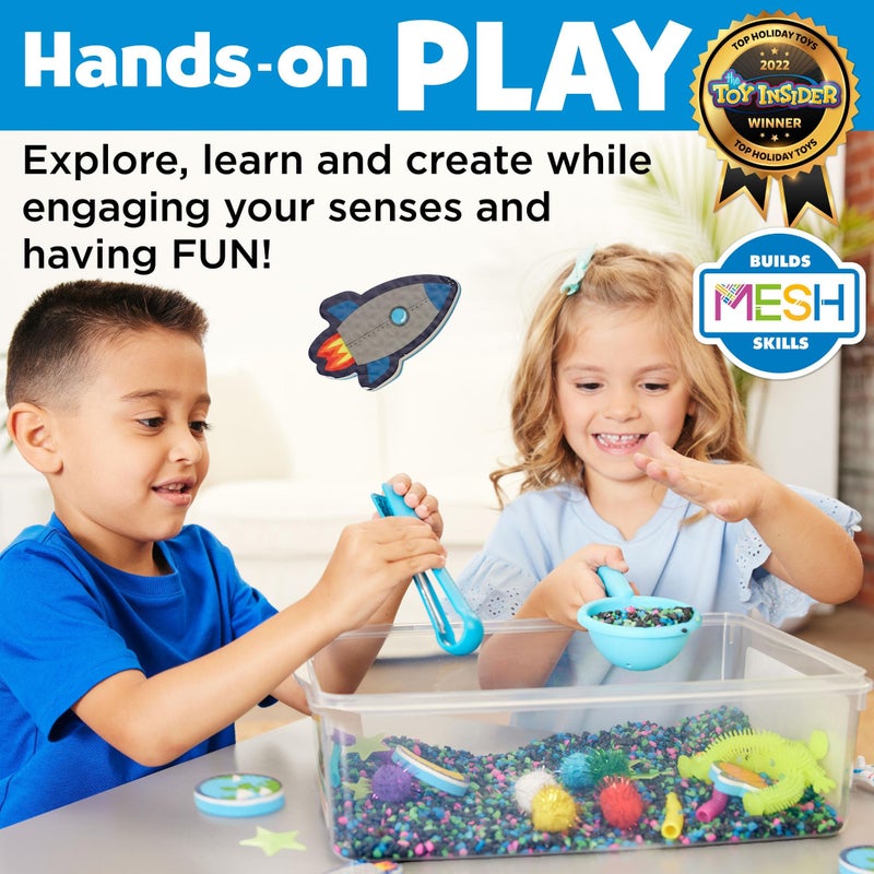 Creativity for Kids Sensory Bin: Outer Space Toys - Preschool and Toddler Sensory Toys, Kids Gifts for Boys and Girls (Ages 3+) - Image 2