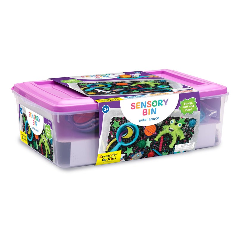 Creativity for Kids Sensory Bin: Outer Space Toys - Preschool and Toddler Sensory Toys, Kids Gifts for Boys and Girls (Ages 3+) - Image 4