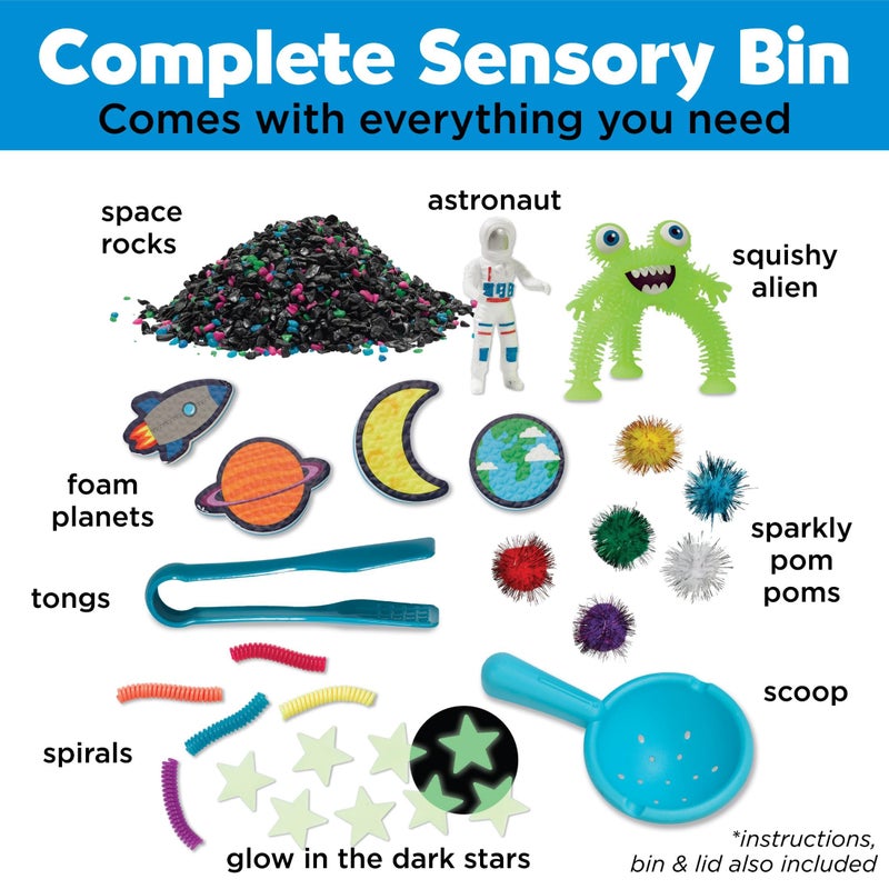 Creativity for Kids Sensory Bin: Outer Space Toys - Preschool and Toddler Sensory Toys, Kids Gifts for Boys and Girls (Ages 3+) - Image 3